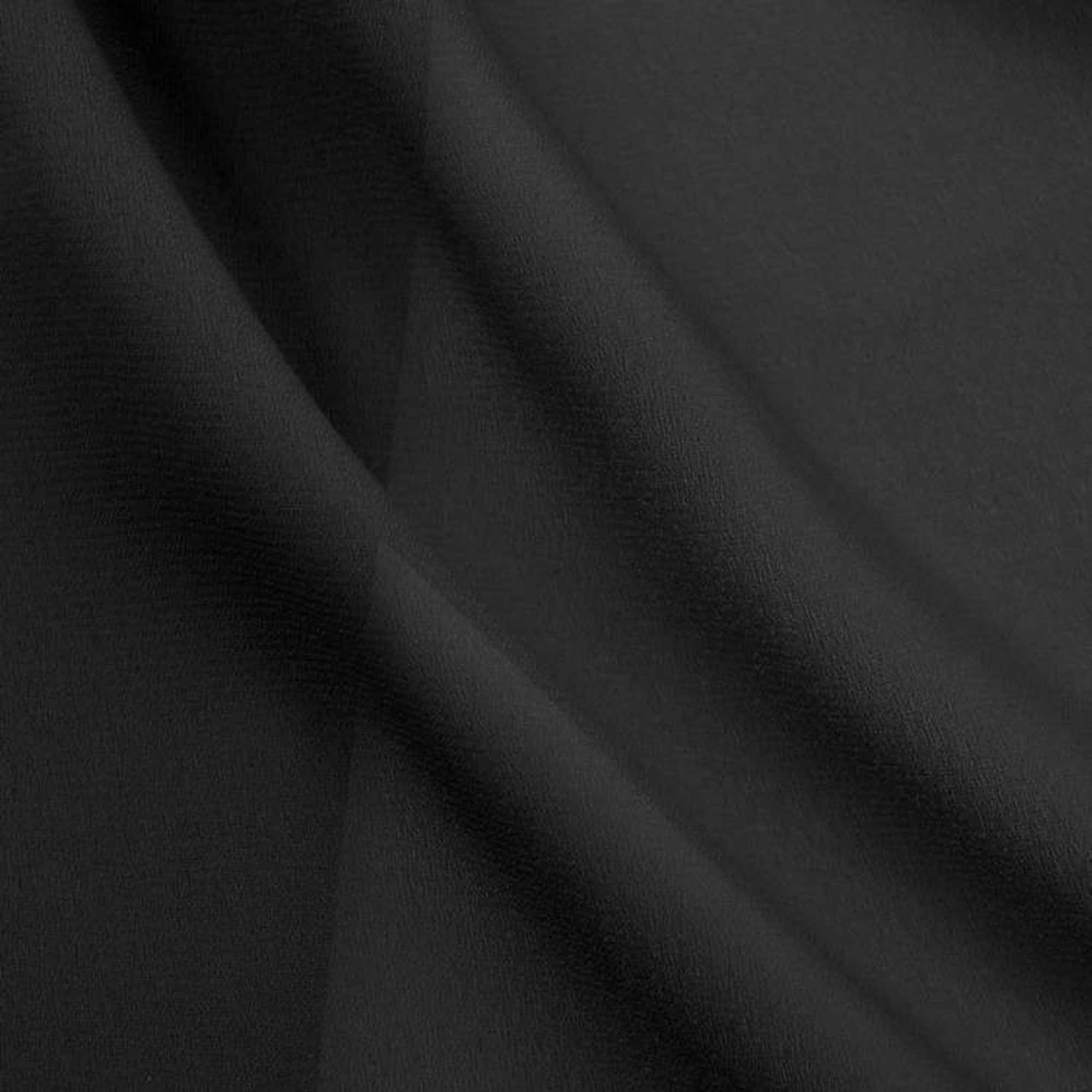 Black Poly Georgette